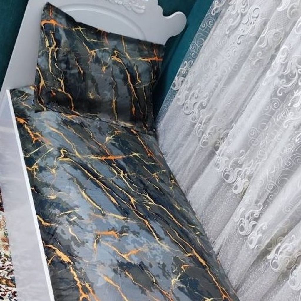 خرید انلاین روتختی ملحفه روکش تشک یک نفره ماربل