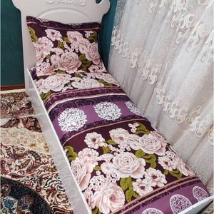 مشخصات روتختی یک نفره گل دار صورتی  بنفش گلدار