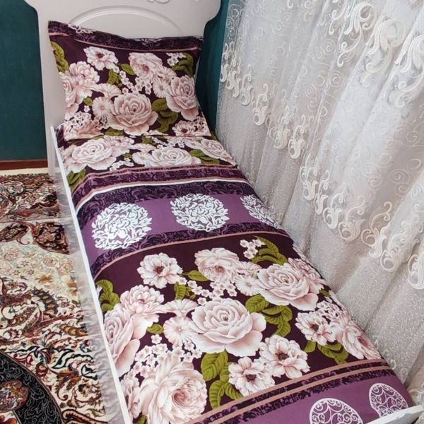 روتختی یک نفره گل دار صورتی  بنفش گلدار
