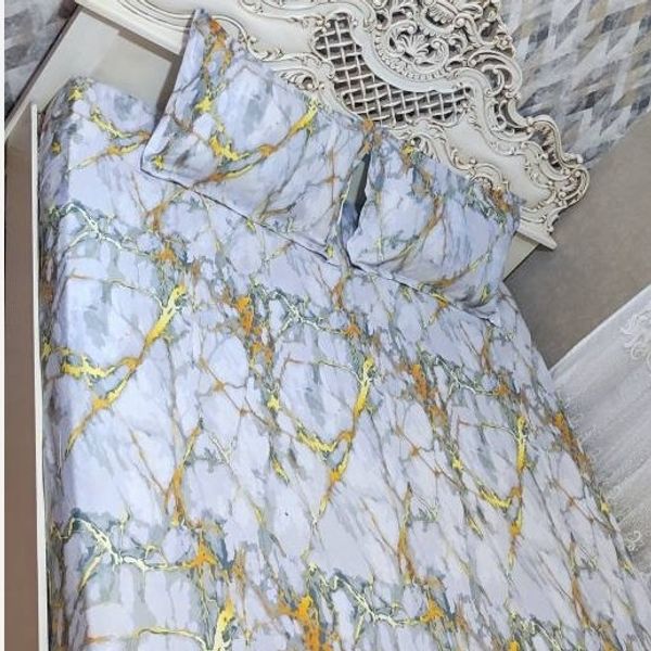 روتختی دونفره سه بعدی  ماربل طلایی