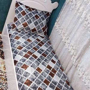 روتختی یک نفره طوسی خاکستری پتینه