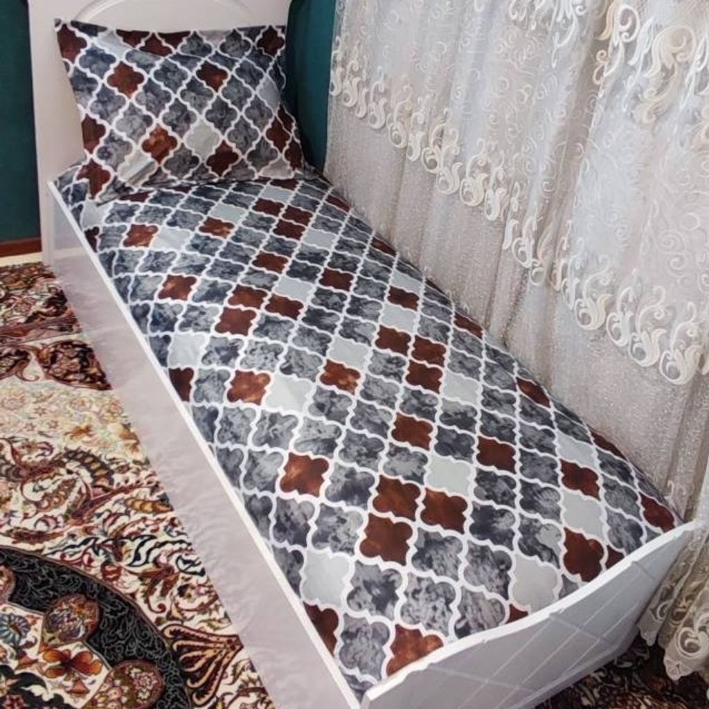 خرید انلاین روتختی یک نفره طوسی خاکستری پتینه