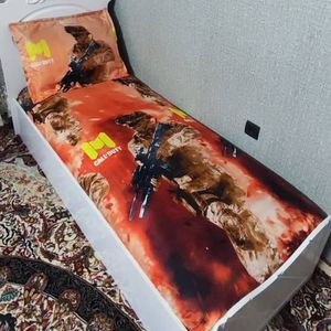 خرید انلاین روتختی پسرانه Call of duty تفنگی کال او دیوتی ندای وظیفه تفنگ روتختی یک نفره پسرانه