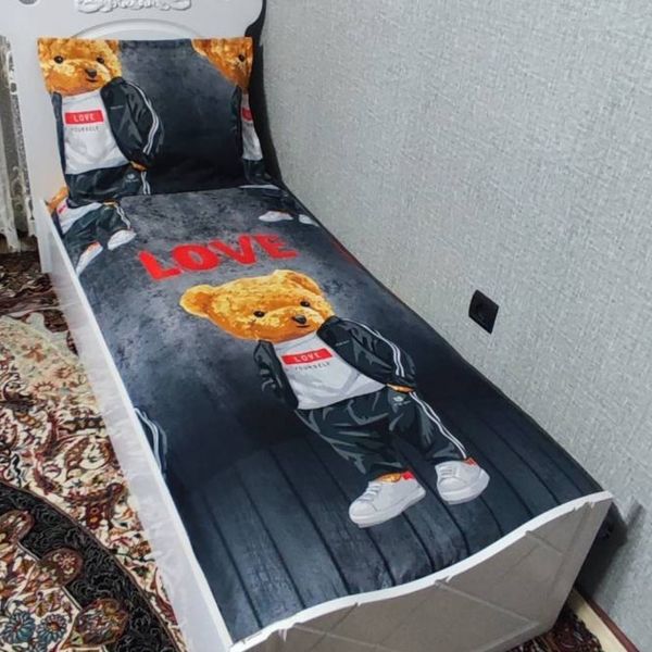 روتختی یک نفره پسرانه طرح تدی خرسی