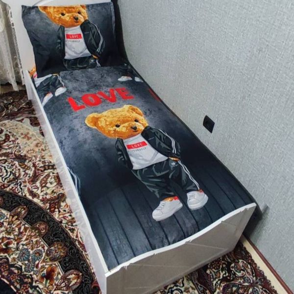 روتختی یک نفره پسرانه طرح تدی خرسی