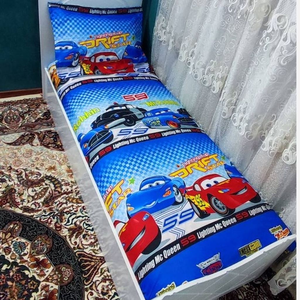فروش اینترنتی روتختی ملحفه یک نفره پسرانه مک کویین یکنفره ابی مک کوئین