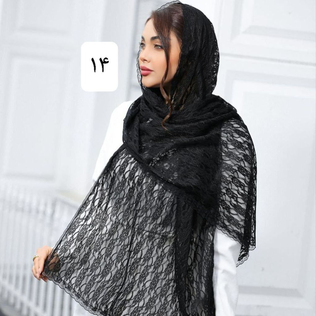 قیمت ارزان شال تمام گیپور کد 360610