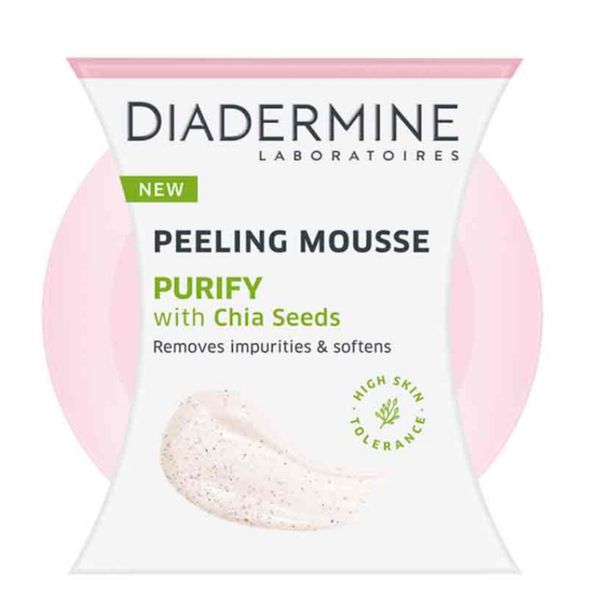 موس لایه بردار دیادرمین دانه چیا Diadermine Purify Mousse