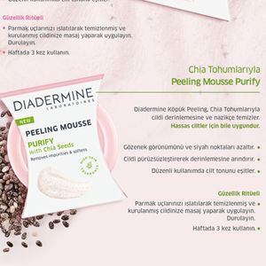 خرید انلاین موس لایه بردار دیادرمین دانه چیا Diadermine Purify Mousse