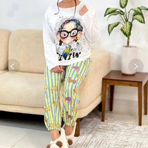 خرید اینترنتی ست لباس شلوار زنانه دخترانه نخ تن خور عالی