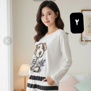 فروش اینترنتی ست لباس شلوار زنانه دخترانه نخ تن خور عالی