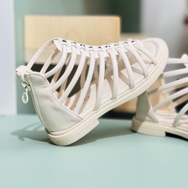 صندل دخترانه طرح گلادیاتور بند ریز برند Kshoes کد 4010701