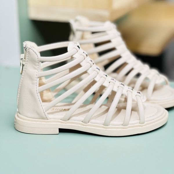 صندل دخترانه طرح گلادیاتور بند ریز برند Kshoes کد 4010701