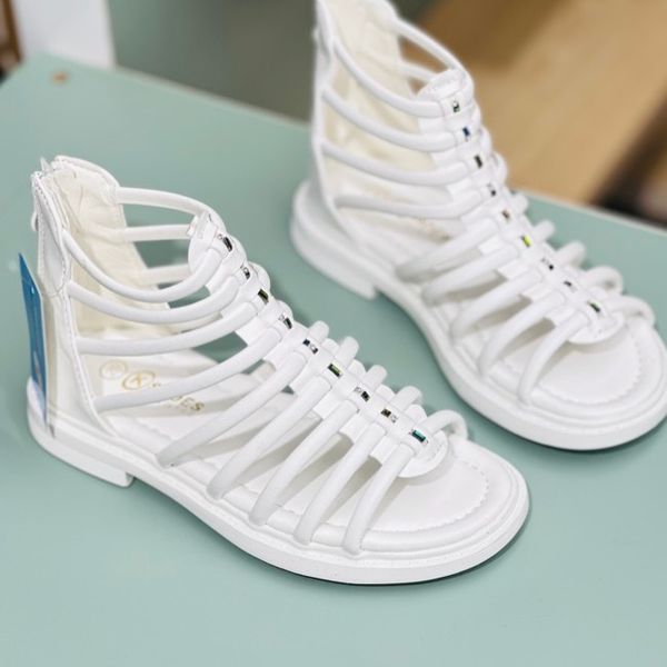 صندل دخترانه طرح گلادیاتور بند ریز برند Kshoes کد 4010701