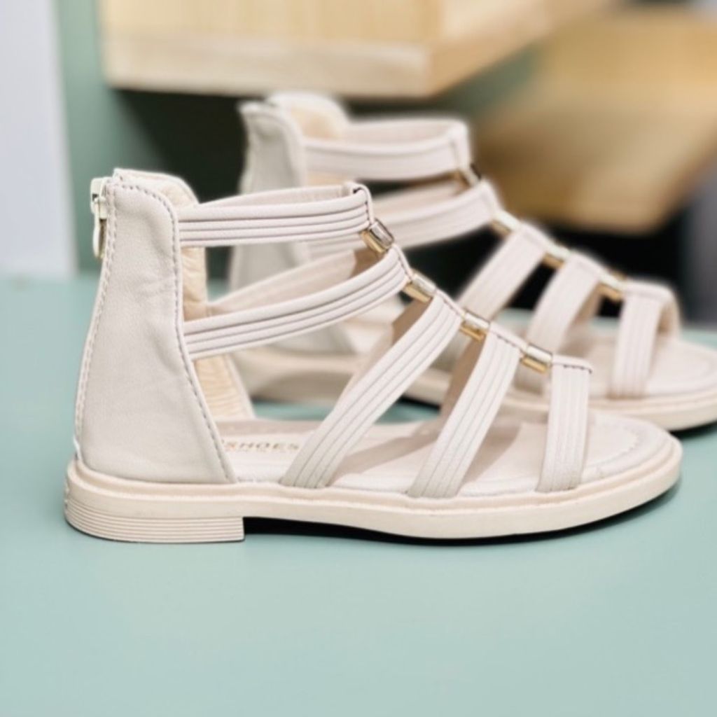 خرید آنلاین صندل دخترانه طرح گلادیاتور برند Kshoes کد 4010702
