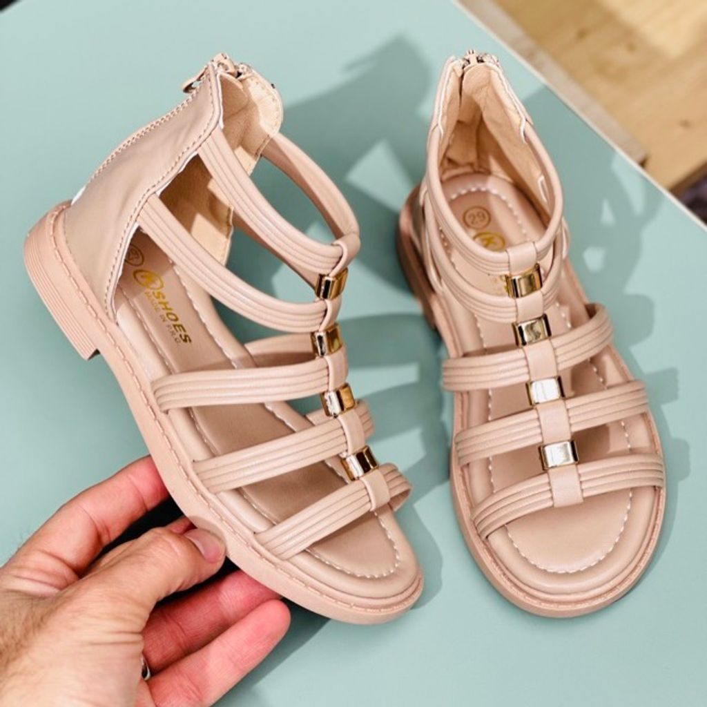 خرید اینترنتی قیمت صندل دخترانه طرح گلادیاتور برند Kshoes کد 4010702