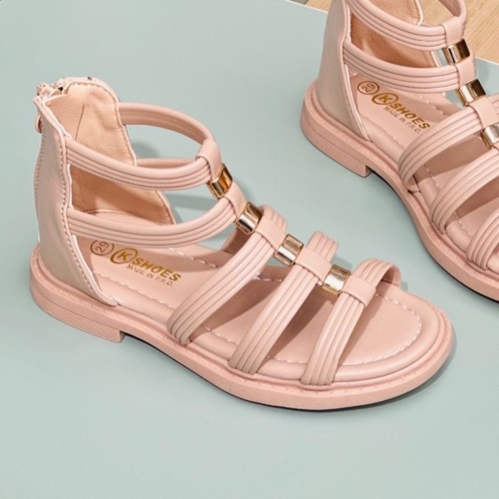 مشخصات صندل دخترانه طرح گلادیاتور برند Kshoes کد 4010702
