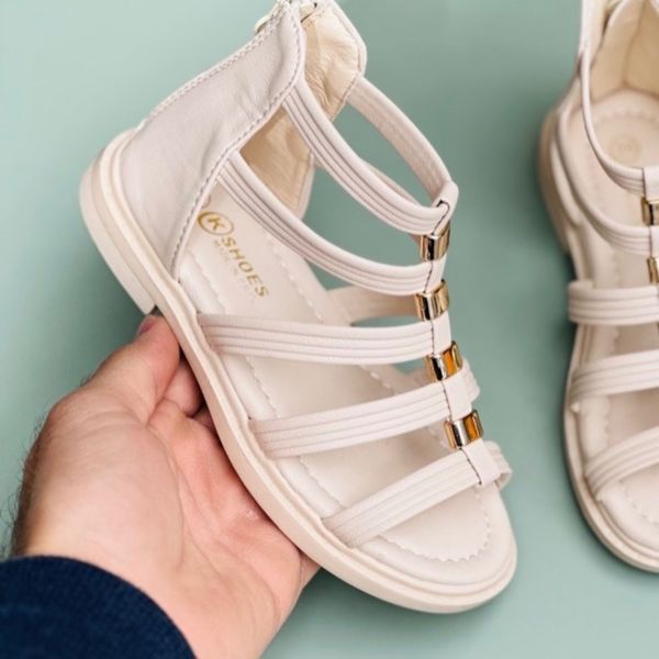 صندل دخترانه طرح گلادیاتور برند Kshoes کد 4010702
