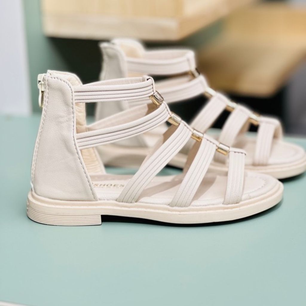 خرید اینترنتی قیمت صندل دخترانه طرح گلادیاتور برند Kshoes کد 4010702