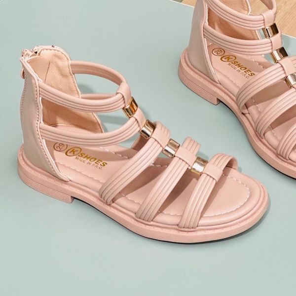 صندل دخترانه طرح گلادیاتور برند Kshoes کد 4010702