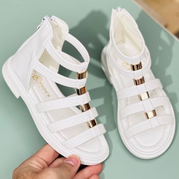 صندل دخترانه طرح گلادیاتور برند Kshoes کد 4010702