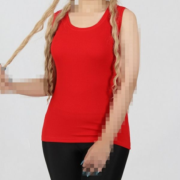 تاپ کبریتی پنبه زنانه بیسیک فری سایز