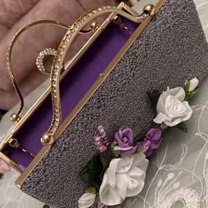 خرید اینترنتی کلاچ مجلسی مدل نقره