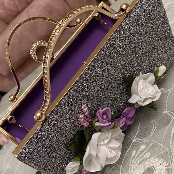 کلاچ مجلسی مدل نقره