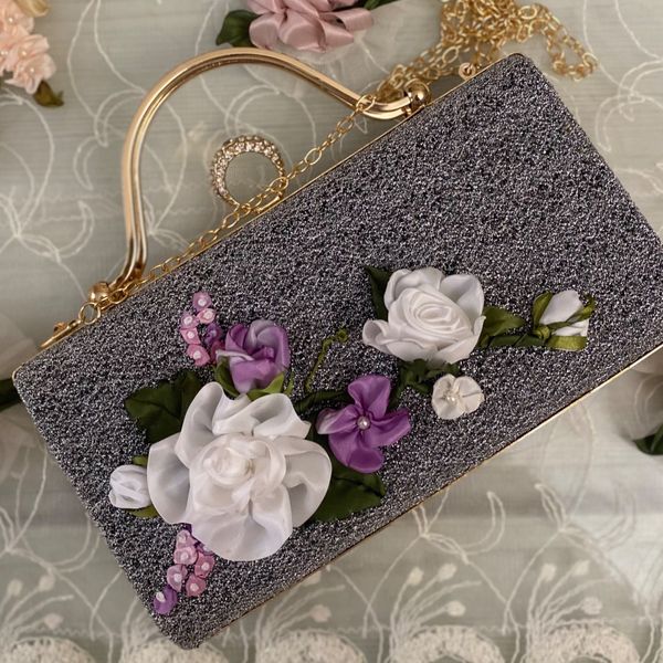 کلاچ مجلسی مدل نقره