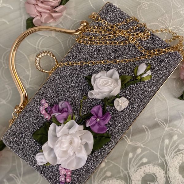 کلاچ مجلسی مدل نقره