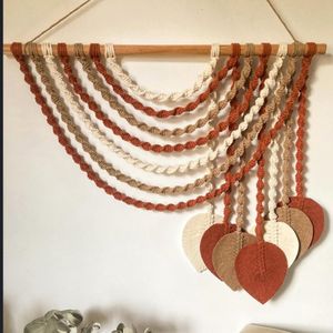 مشخصات دیوارکوب رنگین کمونی مکرومه طرح سارن