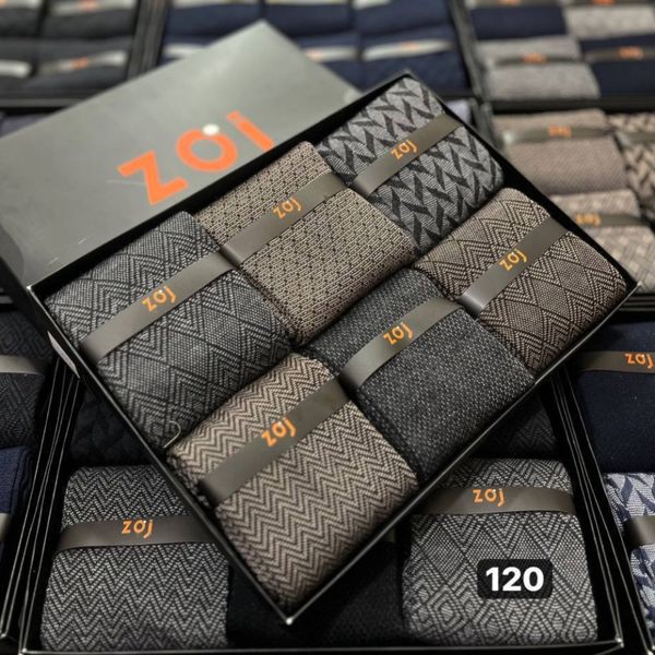 جوراب جعبه ای ساقدار مردانه کلاسیک