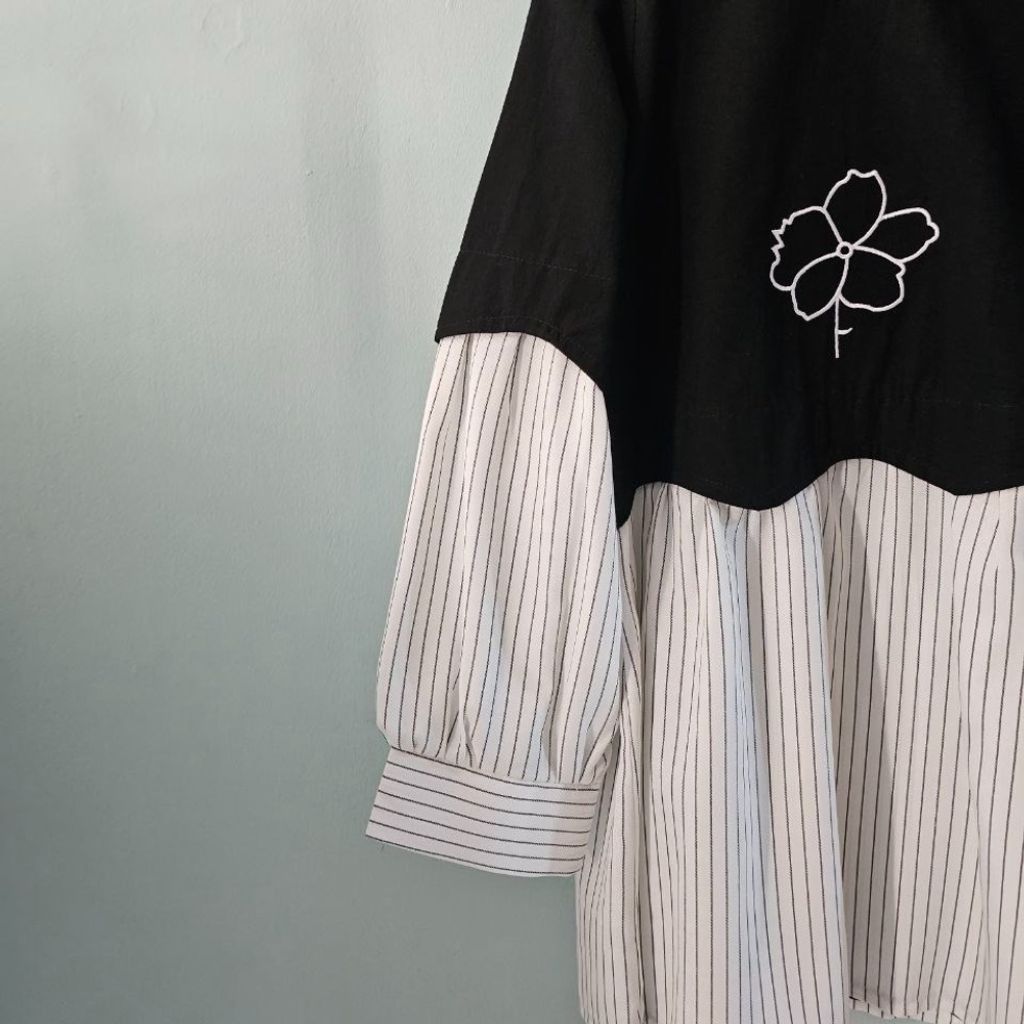 خرید آنلاین شومیز مانتویی مزونی گلدوزی تا سایز 52