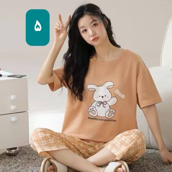 تیشرت شلوارک زنانه دخترانه نخ پنبه وارداتی کیفیت و تنخور عالی