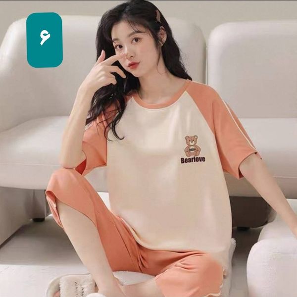 تیشرت شلوارک زنانه دخترانه نخ پنبه وارداتی کیفیت و تنخور عالی