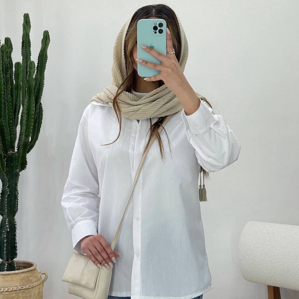 خرید اینترنتی شومیز سفید زنانه