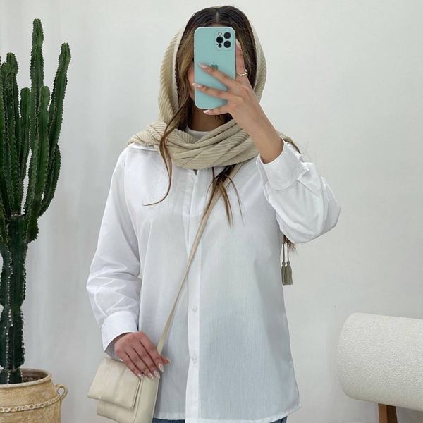 شومیز سفید زنانه