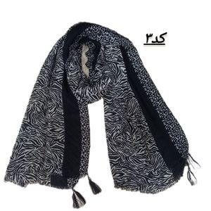 خرید اینترنتی شال طرح پلنگی پلیسه ای کد 611