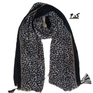 خرید انلاین شال طرح پلنگی پلیسه ای کد 611