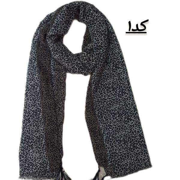 شال طرح پلنگی پلیسه ای کد 611