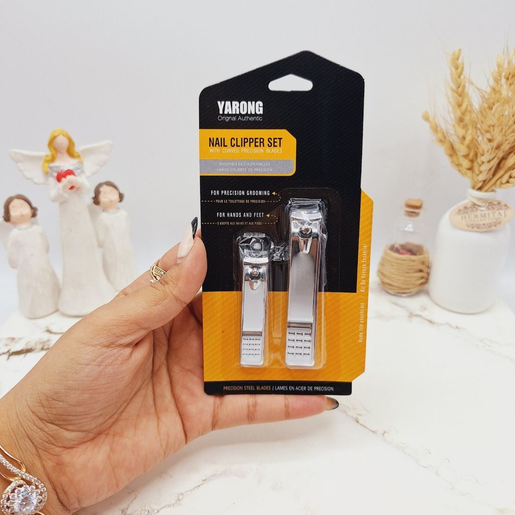 خرید اینترنتی ناخن گیر درجه یک استیل پک دوعددی