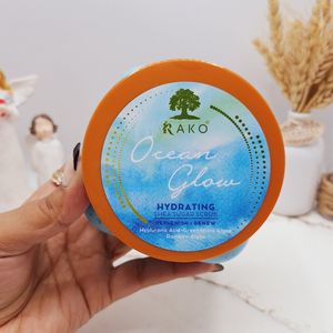 فروش اینترنتی اسکراب شنی رایحه هیالورونیک اسید برند راکو فوق العاده با کیفیت