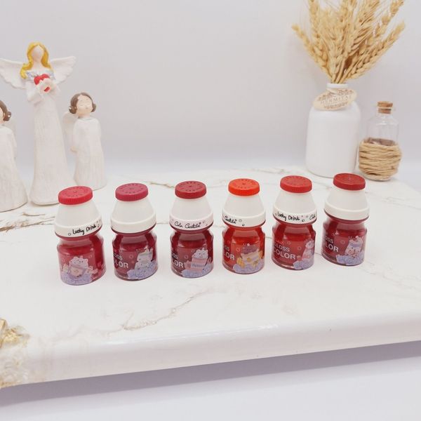 پک 6 عددی رژلب مایع طرح بطری برند کالر کاستل