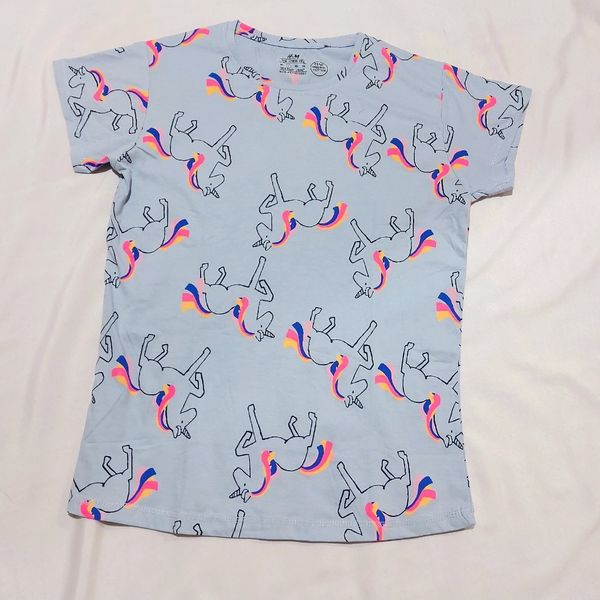 تیشرت زنانه مدل اچ اند ام کد 715