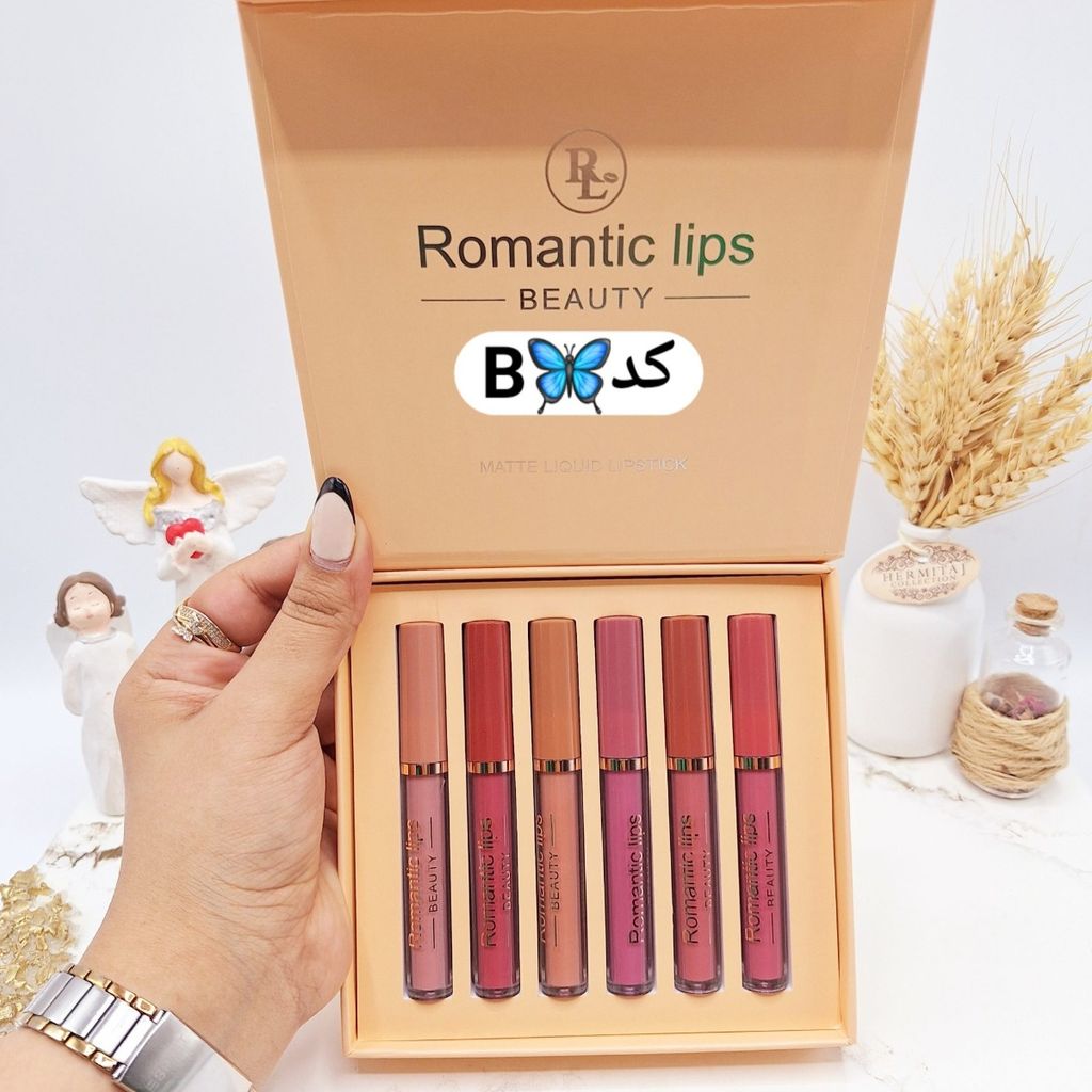 خرید آنلاین باکس رژ مایع اورجینال برند ROMANTIC LIP