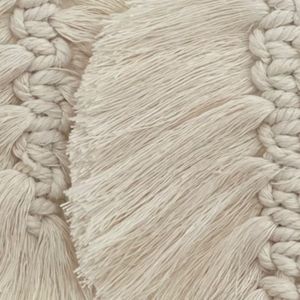 قیمت ارزان دیوار کوب مکرومه طرح برگ