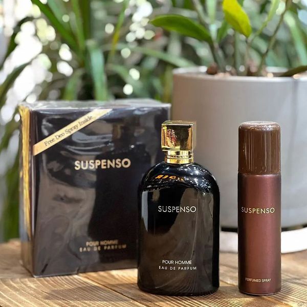عطر مردانه سوسپنسو فراگرنس ورد با اسپری رایگان - قیمت بسیار اقتصادی