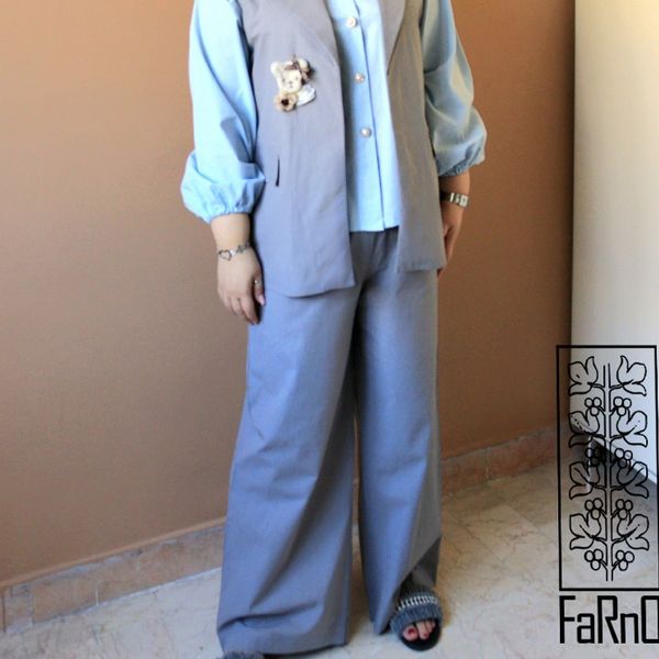 وست و شلوار زنانه لینن