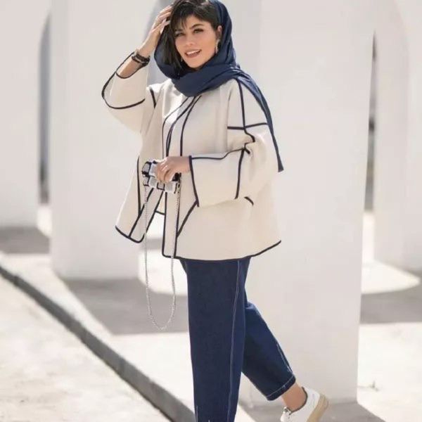 مانتو شلوار زنانه طرح مهستان