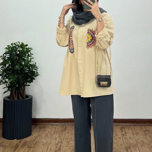 مانتو الیاف خورشید کد 9914